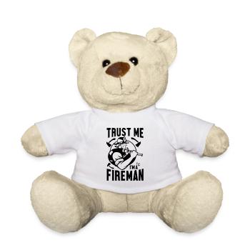 Fire brigade - Teddy Bear - white - Front