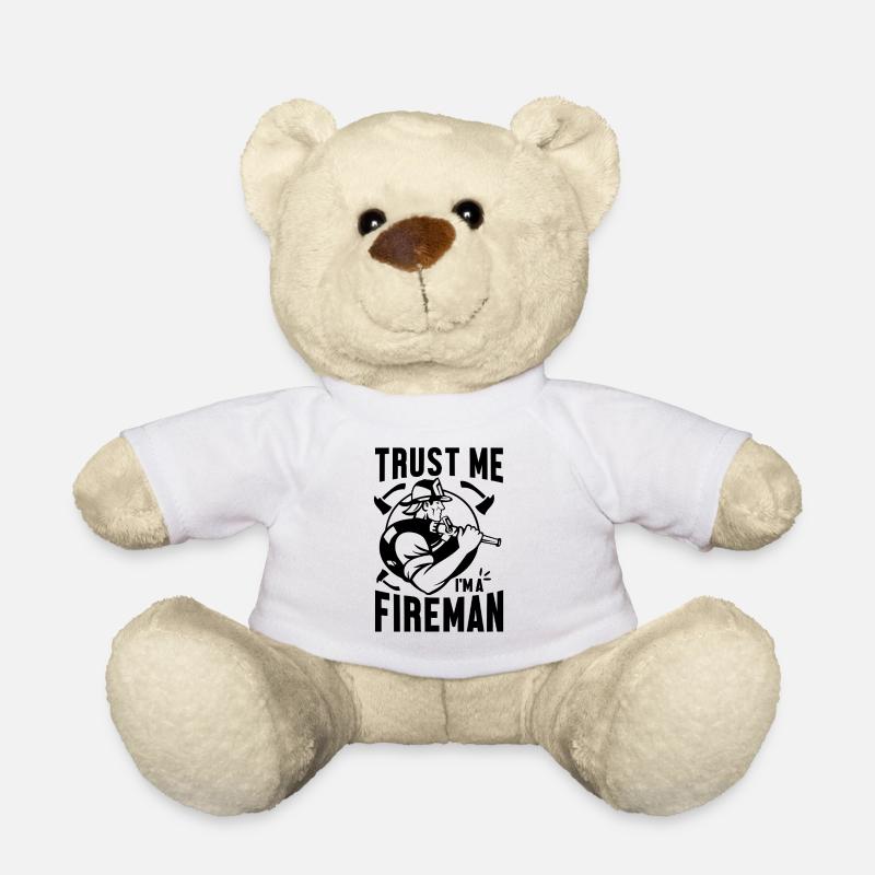 Fire brigade - Teddy Bear - white