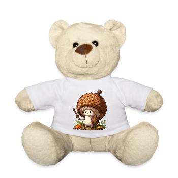 Waldpilz Krieger - Teddy - Weiß - Vorne
