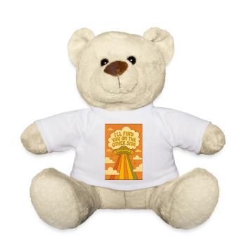 Ich treffe dich auf der anderen Seite – Saucer - Teddy - Weiß - Vorne