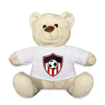 Blason de football américain-1 - Nounours - blanc - Devant