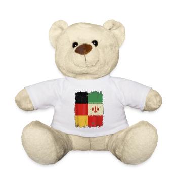 Pavillon Allemagne Iran - Nounours - blanc - Devant