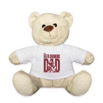 Papa Bière Boire Papa Chemise - Nounours - blanc - Devant
