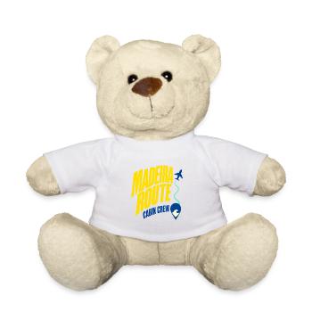 Madeira Route Cabin Crew Travel Design - Teddy Bear - white - Front
