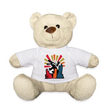 Monster Hase - Teddy - Weiß - Vorne