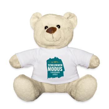 Schlummermodus zu 100% – Funktioniere später - Teddy - Weiß - Vorne
