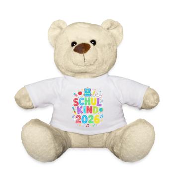 Explosion de couleurs de l’écolier 2026 - Nounours - blanc - Devant