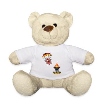 Bbq Today Will Be Grilled - Teddy Bear - white - Front