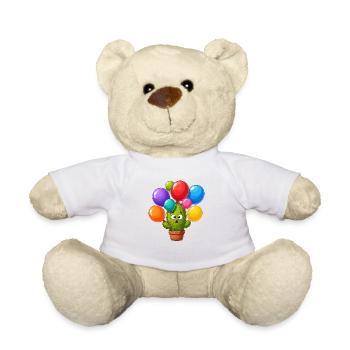 Fête du Ballon Cactus - Nounours - blanc - Devant