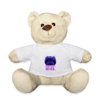 Manette néon : Game Over Never - Nounours - blanc - Devant