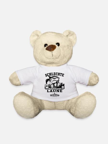 Hai mit schlechter Laune Lustiger Bürohumor - Teddy - Weiß