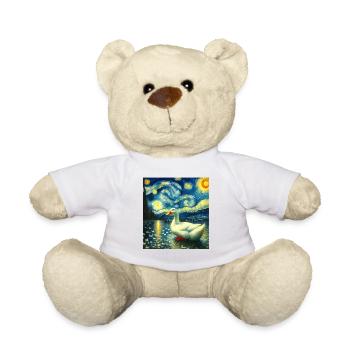 Nuit étoilée du canard laqué de Pékin - Nounours - blanc - Devant