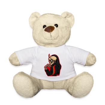 Skeleton Rider Streetwear - Nounours - blanc - Devant