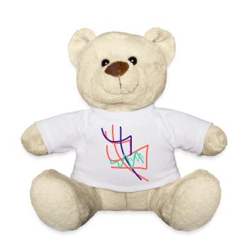 Le cadeau ultime de l’art abstrait - Nounours - blanc - Devant