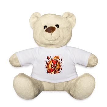 Bombe explosive riante - Nounours - blanc - Devant