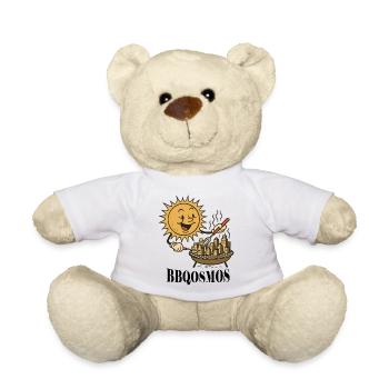 Sun, chef, griller and city - Teddy Bear - white - Front