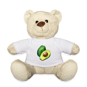 Fresh avocado - Teddy Bear - white - Front