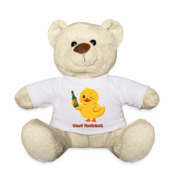 Ente Bier Natuerlich - Teddy - Weiß - Vorne
