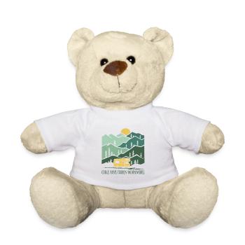 Coole Papas fahren Wohnmobil - Teddy - Weiß - Vorne