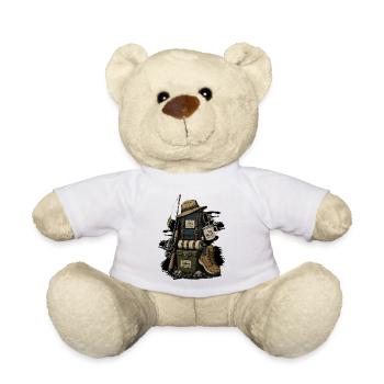 Angeln Angler  - Teddy - Weiß - Vorne