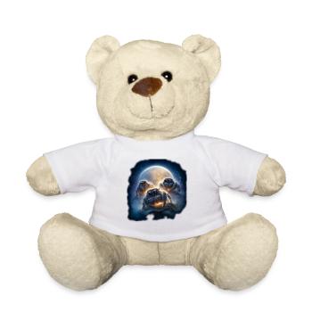 Accessoires de terrarium Araignées Sauteuses Cadeau de fan - Nounours - blanc - Devant