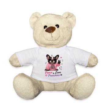  Zero Drama Frenchie Peace & Love Frenchies - Teddy - Weiß - Vorne