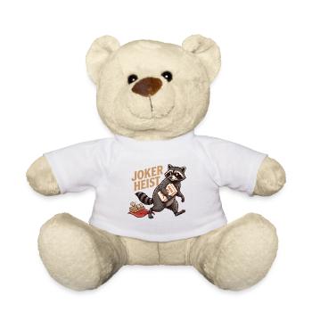 Mahjong Joker Heist Waschbär - Teddy - Weiß - Vorne