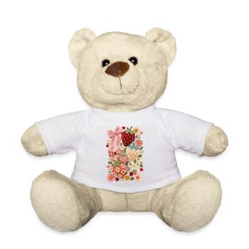 Fraises fraises - Nounours - blanc - Devant