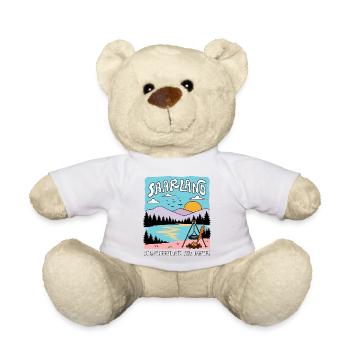 Saarland, Schwenkkultur seit immer!  - Teddy - Weiß - Vorne