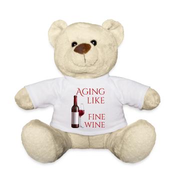 Altern wie ein guter Wein - Teddy - Weiß - Vorne