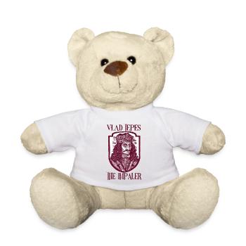 Motif de l’empaleur de Vlad Tepes - Nounours - blanc - Devant