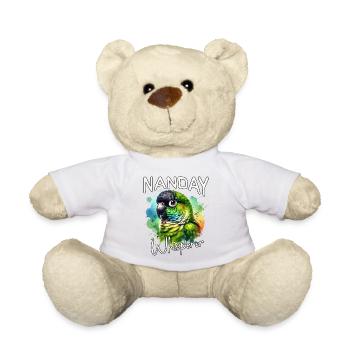 Nandaysittich Flüsterer - Teddy - Weiß - Vorne