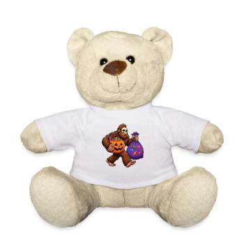 Halloween Bigfoot Lustiges Süßes oder Saures Bigfo - Teddy - Weiß - Vorne