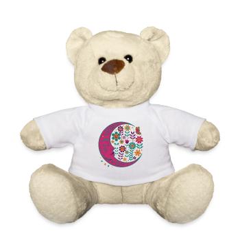 Spirituality Meditation Sacred Geometry Lotus - Teddy Bear - white - Front