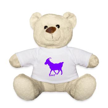 G.O.A.T. Ziege lila - Teddy - Weiß - Vorne