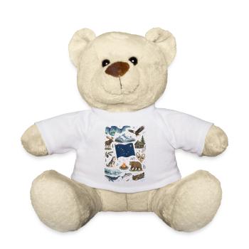 Alaska | Northern Lights, Wilderness & Adventure - Teddy Bear - white - Front