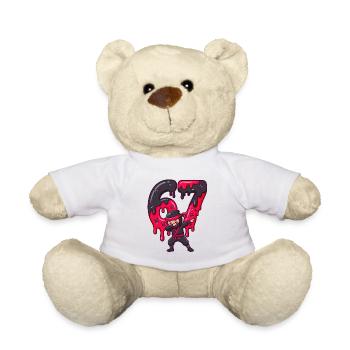 Drip Ninja 67 Neon Drops - Teddy Bear - white - Front