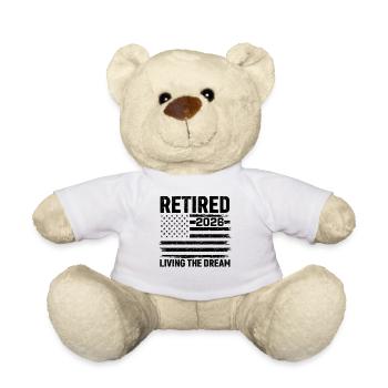 Retired 2026 Living The Dream - Teddy - Weiß - Vorne