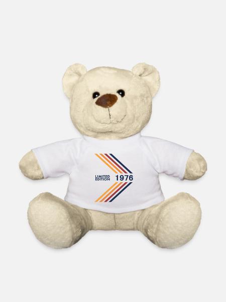 Édition limitée 1976 Anniversaire Homme Femme Vintage - Nounours - blanc