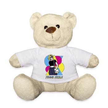 Femme Fatale Pop Art - Teddy - Weiß - Vorne