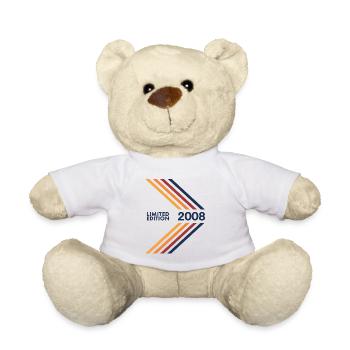 2008 Limited Edition Geburtstag Mädchen Jungen - Teddy - Weiß - Vorne