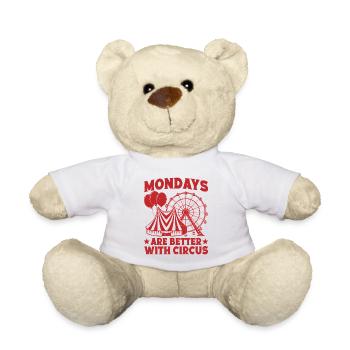 Circus Mondays Are Better With Circus Performer - Teddy - Weiß - Vorne