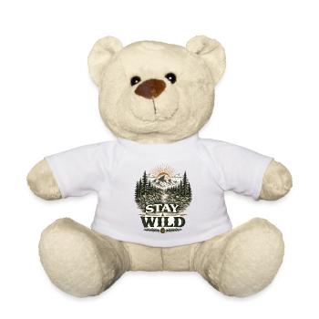 Stay Wild | Outdoor Nature Design - Teddy - Weiß - Vorne