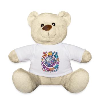 I'm not 40 Im 30 Ten Birthday - Teddy Bear - white - Front