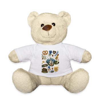 Bayern | Alpen, Brezn & Heimatgefühl - Teddy - Weiß - Vorne
