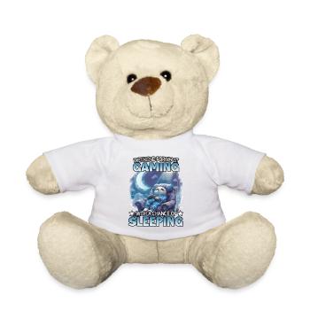 Gaming Weekend Slumber Sloth - Teddy Bear - white - Front