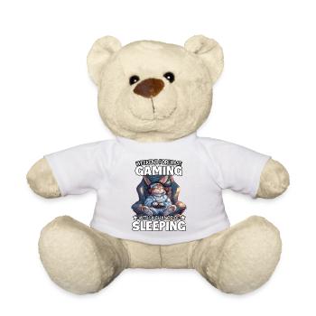 Weekend Gaming: Sleeping Bunny - Teddy Bear - white - Front