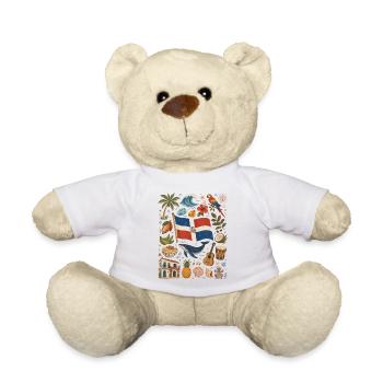 Dominican Republic | Caribbean & Rhythm - Teddy Bear - white - Front