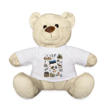 Estonia | Baltic Sea, Forests & Hibernation - Teddy Bear - white - Front