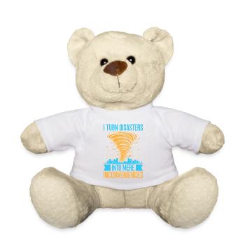 Insurance Agent Inconveniences Funny Insurance - Teddy Bear - white - Front